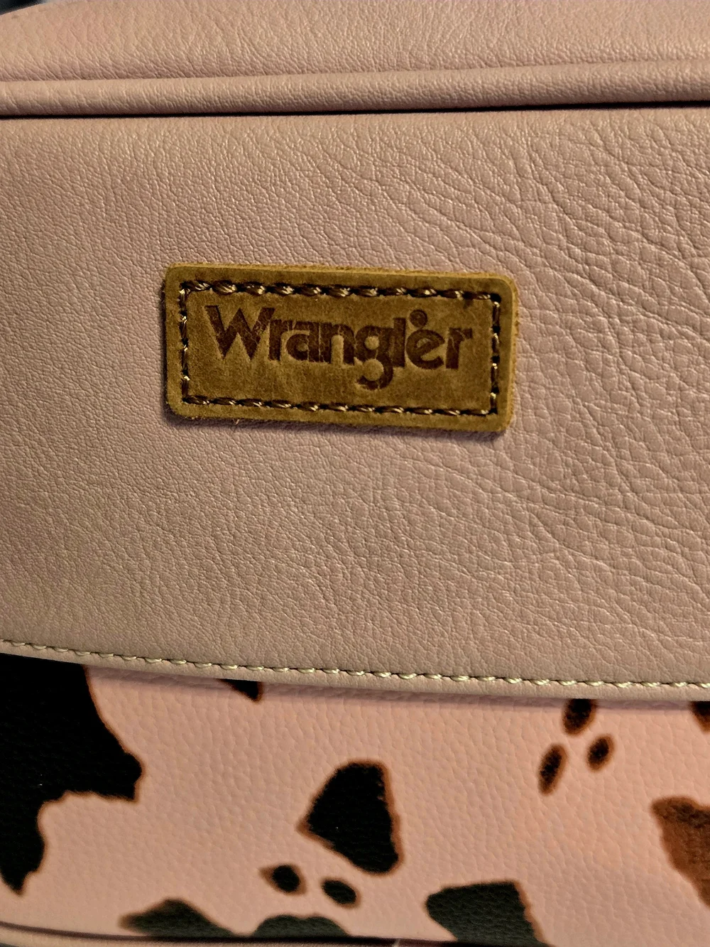 NEW Wrangler Blush Pink Crossbody & Guitar Strap Bag Women Western Cowgirl NWT